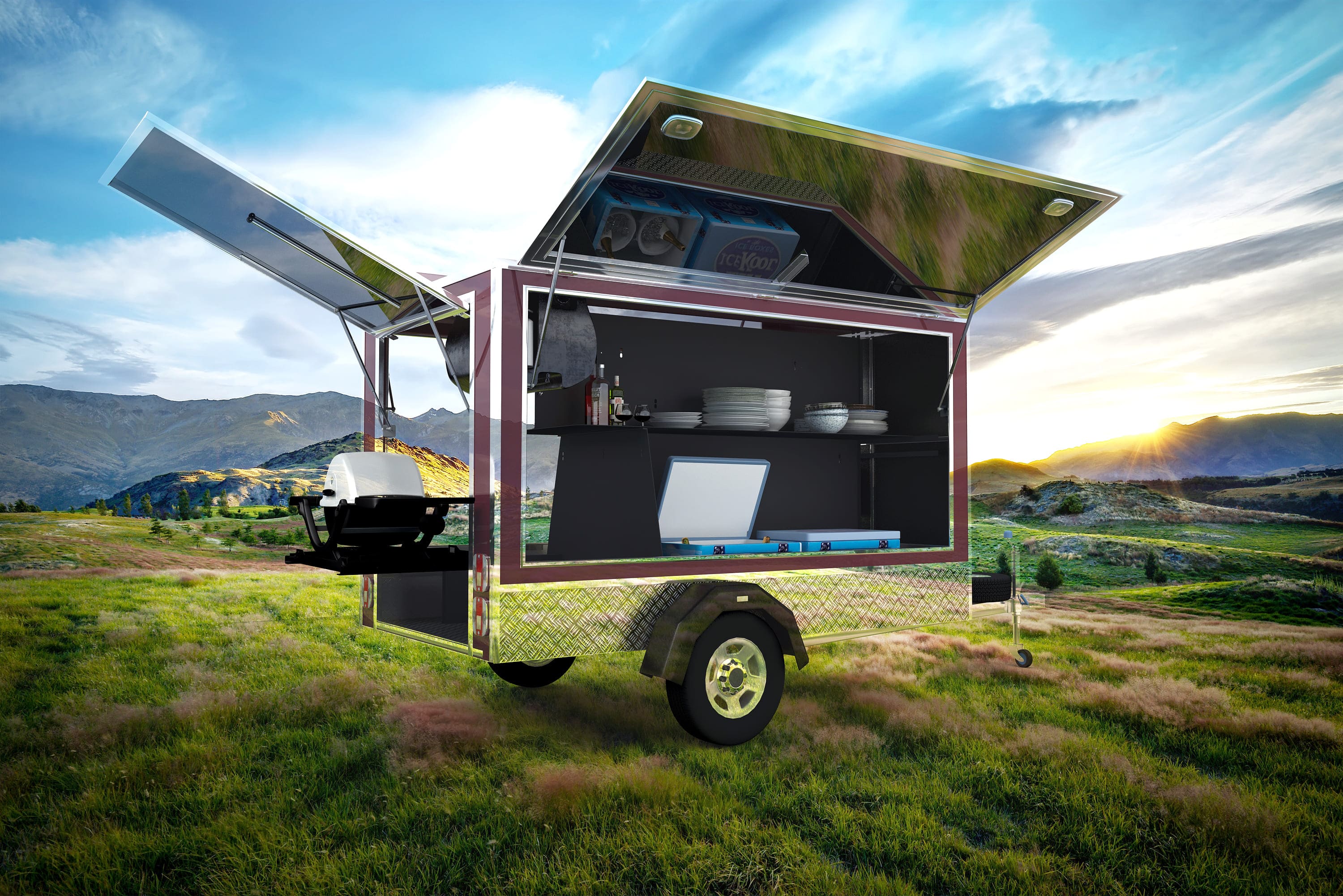 21. 3D Lifestyle Render of Camper Hiker - Australia